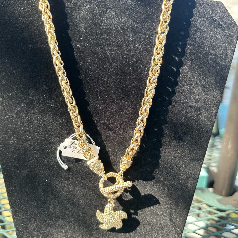 Park Lane Gold Rope Necklace with Charm